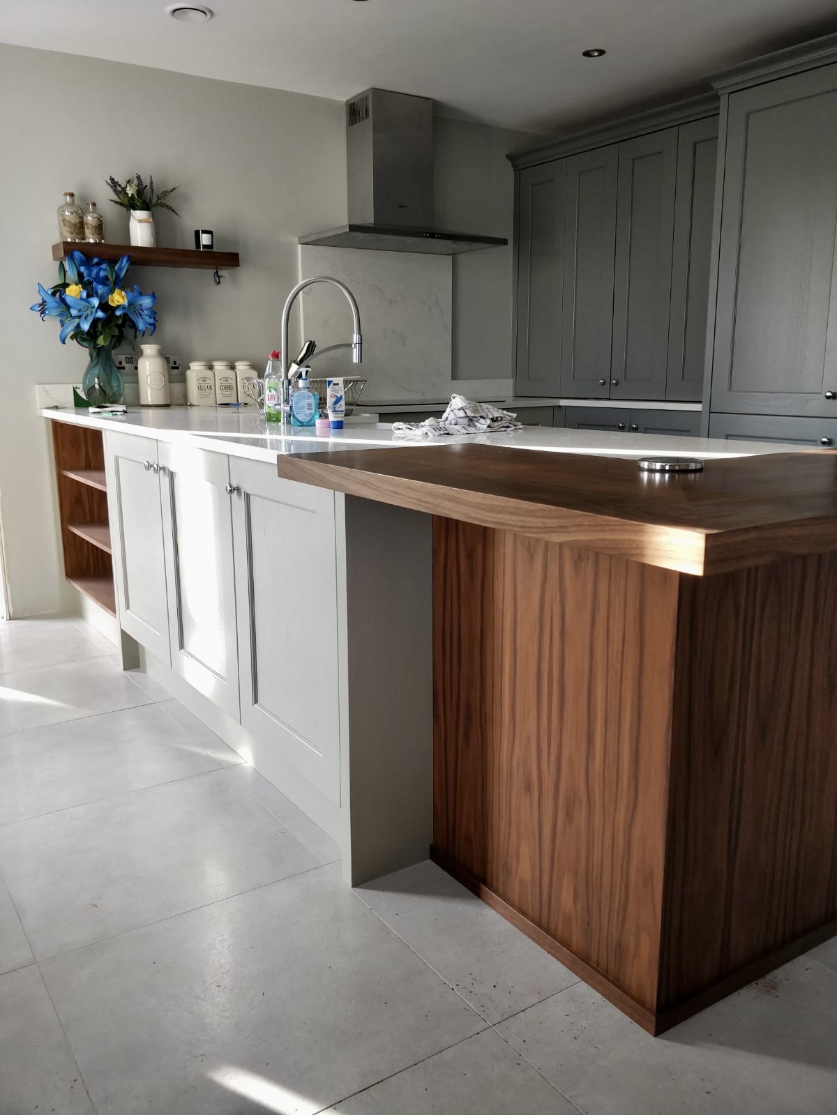 Bespoke Kitchen Worktop installation and design in Crossgar